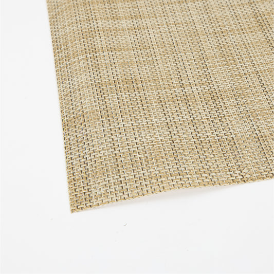 Elegant Heat Resistant Beige Place Mats Set of 6 for Dining - Cotton Home