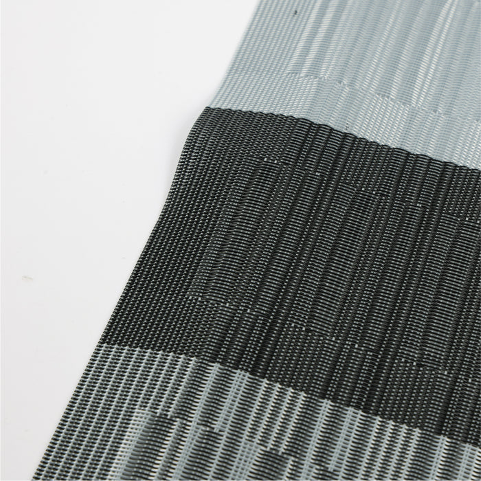 Elegant Heat Resistant Ash Grey Place Mats Set of 6 for Dining - Cotton Home