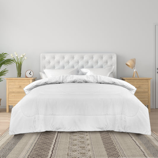 Premium White 150x220cm All Season High quality Super Soft Comforter 1 Piece - Cotton Home
