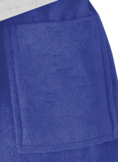 Embroidered Kids Bathrobe with Hood and Tie Up Belt