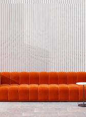 Yawalrack Modern Velvet Upholstered Sofa 3-Seater Sofa Luxury Sofa - Cottonhome.ae