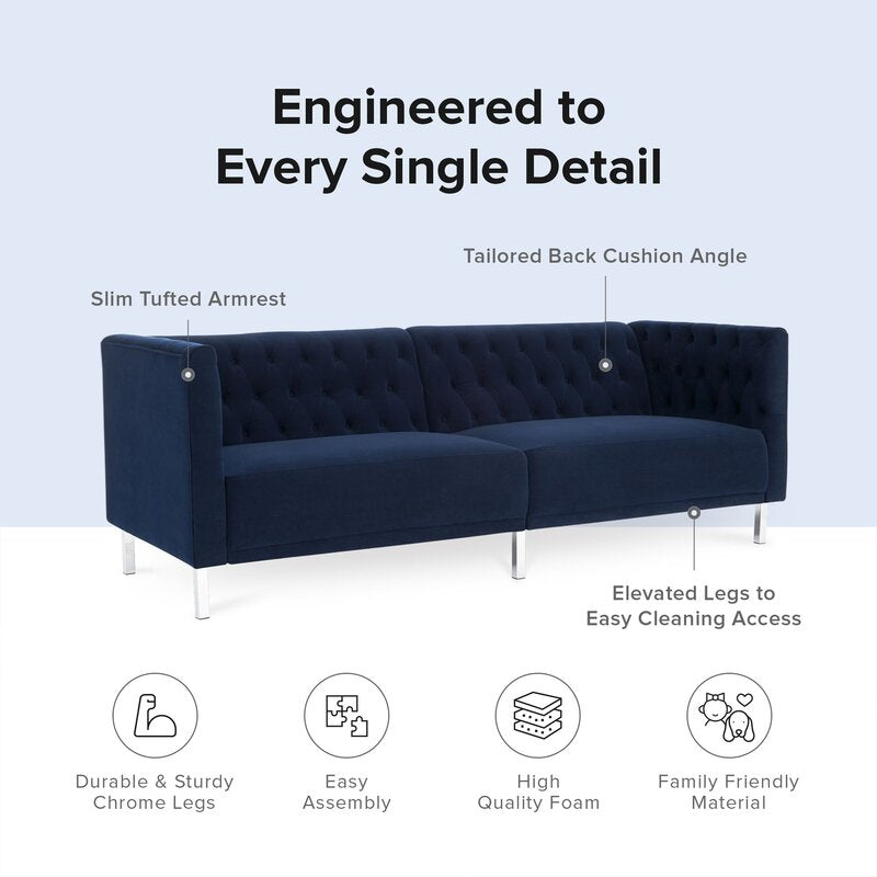 Wide Rolled Arm Lafron Sofa - Cotton Home