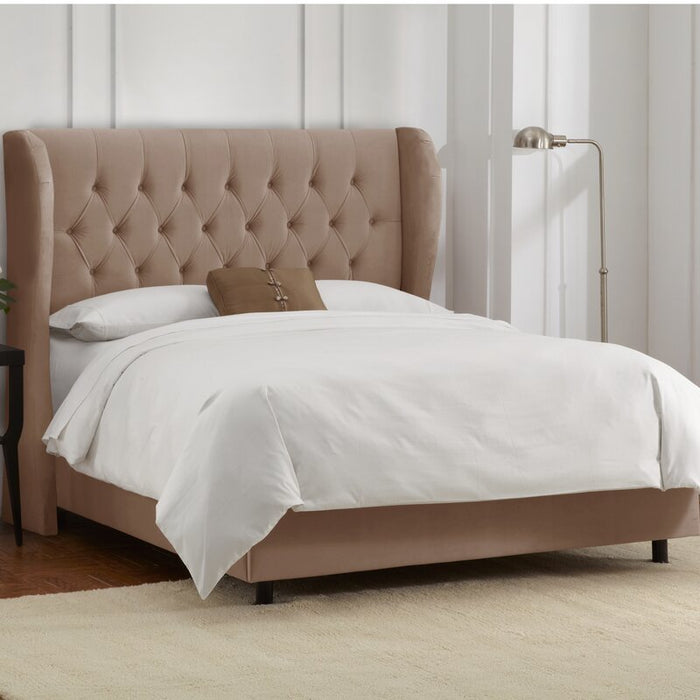 Larlack Queen Upholstered Low Profile Standard Bed - Cotton Home