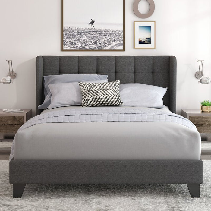 Fernalada Platform King size Bed - Cotton Home