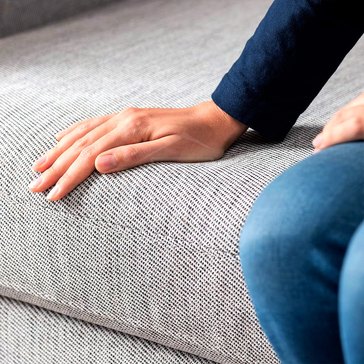 Embolden 3- Seater Chaise Longue Fabric Sofa L161cm x W246cm x H67cm Light Grey - Cotton Home