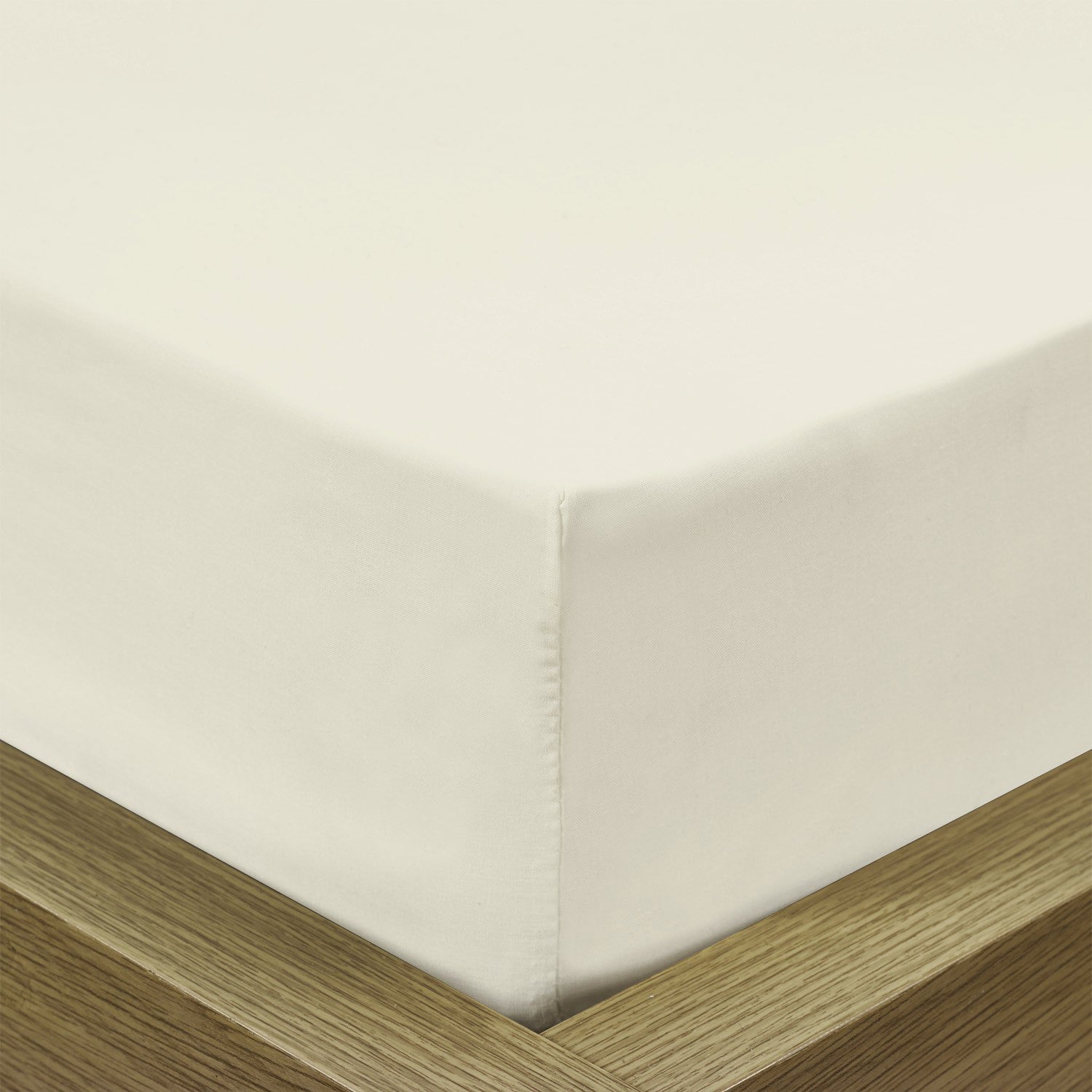 REST 3PCS SET KING FITTED SHEET SUPER SOFT-IVORY - Cotton Home