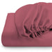 REST 3PCS SET SINGLE FITTED SHEET SUPER SOFT-MAUVE - Cotton Home