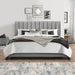 Novel Upholstered King Low Profile Platform Bed - Cotton Home