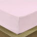 REST 3PCS SET SUPER KING FITTED SHEET SUPER SOFT-PINK - Cotton Home