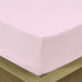 REST 3PCS SET SINGLE FITTED SHEET SUPER SOFT-PINK - Cotton Home