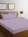 3 Piece Fitted Sheet Set Super Soft Light Purple Single Size 90x200+20cm with 2 Pillow Case - Cotton Home