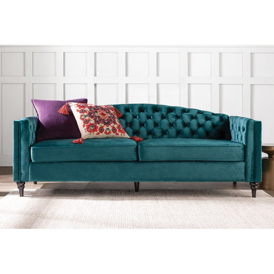 Linen 84" Square Arm Sofa - Cotton Home