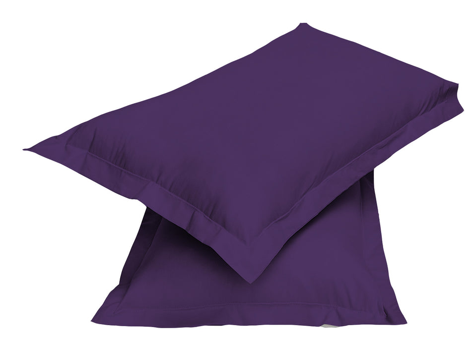 Pillow Cover 50x75cm - Pack of 2 - Brown - Cotton Home