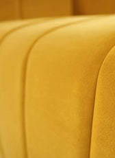 Yawalrack Modern Velvet Upholstered Sofa 3-Seater Sofa Luxury Sofa - Cottonhome.ae