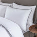 Pair of Cloud Pillows Standard White/Black - Cotton Home
